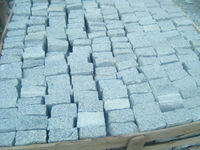 Pavé Cube chinois fait pas cher gris clair pavé pierre granit petit pavé pour pavé extérieur allée