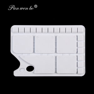 Panwenbo Art Levert 23 Putten Handpalet Wit Acrylverfpalet Aquarel Verfpaletten - Product Image 6