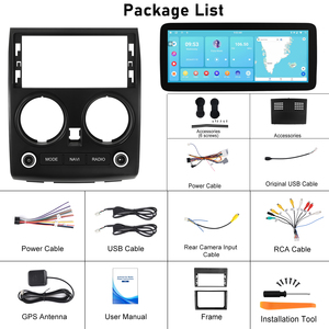 Cadre stéréo de voiture Android Podofo 12.3 pouces 4 + 64G pour Nissan <span class=keywords><strong>Qashqai</strong></span> 2008-2015 Wireless <span class=keywords><strong>CarPlay</strong></span>/Android Auto/GPS/IPS OEM Autoradio - Product Image 6