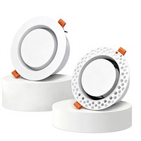 Grille de ventilation décorative ultra-mince en ABS à ressort pour systèmes d'air frais, pour sorties d'air montées au plafond et grilles de retour d'air