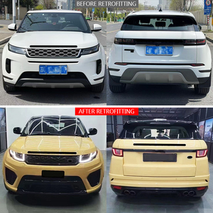 Kit de Carrocería <span class=keywords><strong>SVR</strong></span> para Land <span class=keywords><strong>Rover</strong></span> <span class=keywords><strong>Evoque</strong></span>, Piezas de Modificación Aerodinámica para Automóviles Deportivos 2019, Mejora Exterior Completa, Parachoques, Luces Antiniebla - Product Image 2