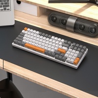 INNO K6 Professional Full Size Mechanical Keyboard 100 Keys Keycaps RGB 5.0 BT 2.4 G Wired USB 3 Modes Gaming Wireless