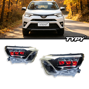 Feux avant TYPY pour Toyota RAV4 Honma 2016-2019 : LED avec feux de jour et clignotants séquentiels - Product Image 1