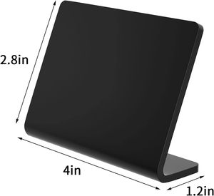 Mini signes <span class=keywords><strong>de</strong></span> tableau noir en forme <span class=keywords><strong>de</strong></span> L pour tableau noir petit tableau noir étiquettes alimentaires étiquettes <span class=keywords><strong>de</strong></span> <span class=keywords><strong>nom</strong></span> craie Tables <span class=keywords><strong>de</strong></span> buffet <span class=keywords><strong>de</strong></span> fête - Product Image 2