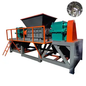 Fabric cutting machine/tyre recycling shredder/pe pipe shredder machine