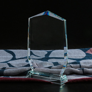 Hong Dingwang Crystal Trophy Blank 1.2kg Transparent Custom Engraved Award For Business Gifts - Product Image 2