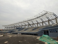 Estructura de Acero con Diseño de Arco, Techo de Gradas para Estadio con Estructura de Acero para Escuela