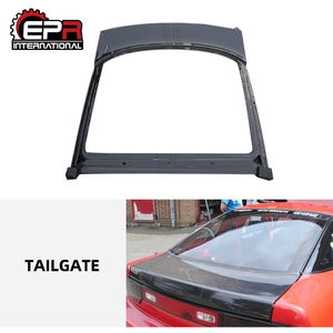 De fibra de carbono auto partes para nissan 180SX escotilla trasera puerta trasera - Product Image 6