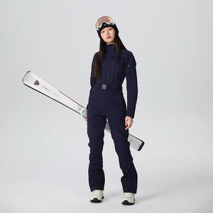 Combinaison de <span class=keywords><strong>ski</strong></span> pour femme, combinaison de <span class=keywords><strong>ski</strong></span> à taille haute, extensible, ajustée, amincissante, imperméable, chaude, respirante, coupe-vent, pour le <span class=keywords><strong>ski</strong></span> - Product Image 4