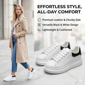 Nuovo arrivo scarpe sportive Unisex di alta qualità in vera pelle alla moda <span class=keywords><strong>Sneakers</strong></span> firmate <span class=keywords><strong>bianche</strong></span> per gli uomini - Product Image 1