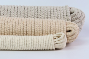 Vật liệu tự nhiên bông 3 sợi dây thừng xoắn tùy chỉnh đường kính tự nhiên bông sợi dây thừng - Product Image 4