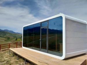 Cabine Apple 20 pieds 40 pieds Petite maison moderne préfabriquée Conteneur extensible populaire Bureau mobile Pod pour l'extérieur, le travail et la vie - Product Image 5