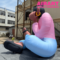 Modèle de figurine gonflable géante personnalisée pour la publicité extérieure, promotion de marque, personnage gonflable artistique de grande taille pour les événements