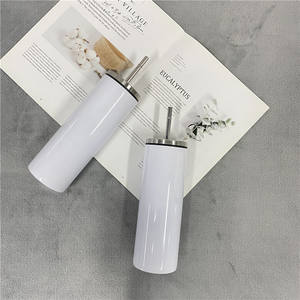 Vaso de pulpa para impresión en caliente, alto e irrompible, Delgado, recto, totalmente 20oz, blanco, sublimación - Product Image 3