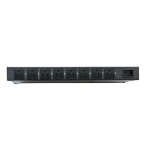新しい19 "1U 8ウェイアメリカンスマート<span class=keywords><strong>PDU</strong></span> IP485メーターSPMCIPコントロールメタルシェルRS485/HTTP - Product Image 3