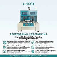 Máquina de Estampagem a Quente Automática Nova para Impressão de Logotipos e Textos, Impressora de Tubos, Impressão de Etiquetas, Fábricas de Moldagem por Injeção