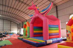 Parque de juegos inflable para niños al aire libre, gorila de unicornio inflable, trampolín inflable - Product Image 5