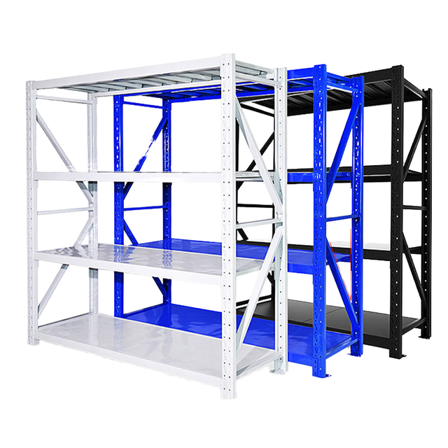 Racks Steel Storage Shelf Industrial Factory Stacking Rack Shelving Medium Duty Warehouse Pallet Racking System