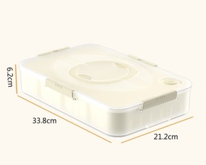 8-compartment food storage <b>container</b> spice box sealed refrigerator freezer storage box portable picnic - Product Image 5