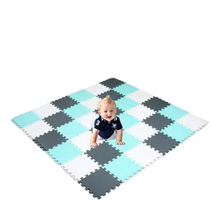 Colorful Jigsaw gym flooring mat Soft Non-Toxic baby crawling mat toddlers play mat