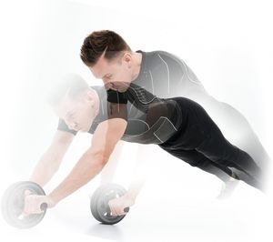 Equipo de rueda de ejercicio abdominal Fitness Sport Tummy Roller para entrenamiento central para rueda de rodillo Ab - Product Image 3