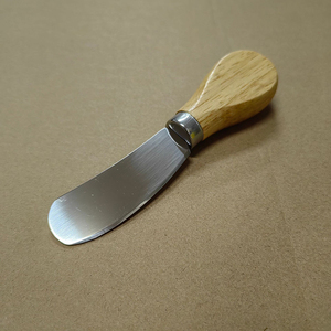 6-in-1 Food Grade Stainless Steel Cheese Tools Oak Handle Butter <strong>Knife</strong> <strong>Set</strong> with Gift Box Packaging for Kitchen Use - Product Image 5