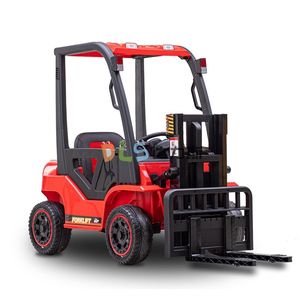 Carretilla elevadora de ingeniería de juguete eléctrica para niños de nuevo diseño, control remoto para bebés, de 12V Batería grande, montacargas para niños, juguetes de coche - Product Image 1