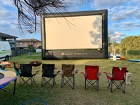 Écran de Cinéma Gonflable Publicitaire d'Extérieur pour Projections en Plein Air