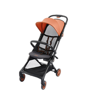Poussette portable Morething pour bébé, poussette légère, pliable d'une seule main, cadre en acier inoxydable, système de voyage, roues en EVA