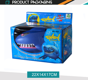 En gros chanceux jeu nouveauté drôle morsure requin jouet avec son et lumière - Product Image 6