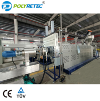 Ligne de granulation de plastique rigide POLYTEC 150-250 kg/h, granulateur de recyclage PP PE HDPE