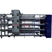 Système de cages à poulets en couches de type H professionnel pour élevage avicole, cage à batterie automatique pour 1000 à 5000 oiseaux