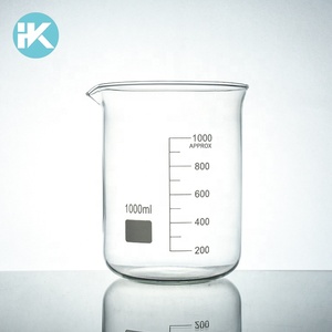 Huke Scientifique de laboratoire Personnalisé boro3.3 bécher en verre 500 ml fonction d'un bécher - Product Image 2
