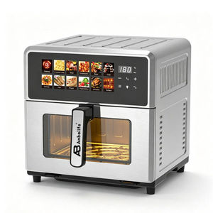Friteuse sans huile moderne à panneau tactile en métal 8L, panier unique carré, multifonction, pour usage domestique, certifiée CE - Product Image 1