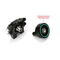 Nuevo Adaptador Universal de Placa Remota para Enfriador de Aceite de Motor, 80MM, Aleación de Aluminio 6061-T6, Alta Calidad, Compatible con Todos los Modelos de Coche