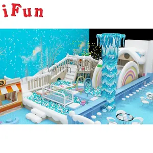 Мягкая игровая площадка «Снежный мир», мягкая игровая площадка для детей, бесплатный дизайн