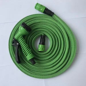 Manguera Mágica Expandible Roja de 25/50 pies con Boquilla de 7 Funciones - Manguera de Jardín Retráctil Anti-Torceduras para Uso Doméstico - Product Image 6