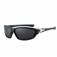 Lunettes de soleil de sport polarisées UV400 coupe-vent pour la course, le cyclisme, la conduite et les activités de plein air