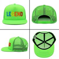 Gorras Trucker de Corona Alta en Stock, Envío Rápido, Multicolor, Frente de Espuma, Personalización de Marca, Tiempo de Entrega Rápido, Moda Hip Hop