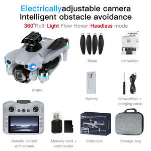 Drone AE5PRO de haute qualité avec double caméra à cardan, GPS, transmission en temps réel 5G WIFI, FPV, suivi optique, télécommande V M4 et application - Product Image 6