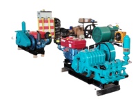 Pompe à boue à piston triplex BW450-5 450L/350L/min, électrique ou diesel en option, pour les travaux de forage et d'exploration géologique