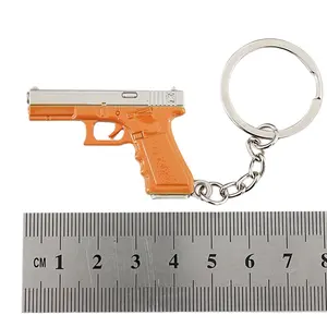 Hot Sale APEX Zinc Alloy Mini Gun Pistol Key Chain Diecast Metal Mini Guns