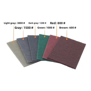 150x230mm Praça Industrial Cross-Border Scouring Pad Aço Inoxidável Liga de Alumínio Deburring Remoção de Ferrugem Metal Escovado para - Product Image 2