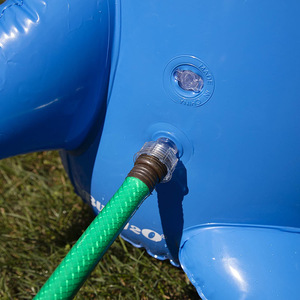 Rociador de agua inflable con forma de cabeza de tiburón de 50 cm, juguete de PVC para jugar al aire libre en el jardín y el parque. - Product Image 3