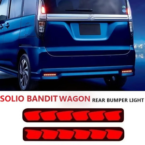 Luces Traseras LED para Parachoques Trasero de <span class=keywords><strong>Suzuki</strong></span> Hustler 2019 2020 2021, Reflector, Luz de Frenado, Direccional, Accesorios - Product Image 1