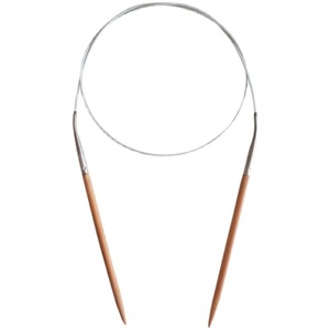 Aiguilles à tricoter circulaires de 80 cm de long, en bambou et en fil d'acier carbonisé, design minimaliste, aiguilles à tricoter à la main pour pulls, fabrication Anhui - Product Image 5