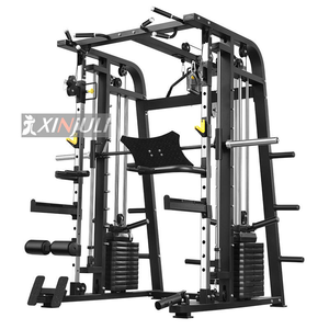 Máquina Smith de gimnasio multifuncional comercial, equipo integral de entrenamiento físico, polea de Metal, Banco de sentadillas inclinado, ejercicios - Product Image 1