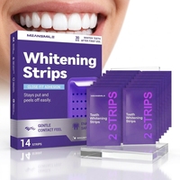 Bandes blanchissantes pour les dents en gros sous marque privée, saveur menthe, pour adultes, usage domestique, sans sensibilité, sans danger pour l'émail