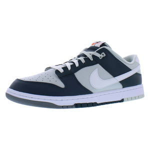 Nike Dunk ต่ำย้อนยุคพรีเมี่ยมของผู้ชายรองเท้าฟิตเนสรองเท้าเดินในป่าลึก/สีขาว/สีเงินอ่อน-100% ของแท้ - Product Image 1