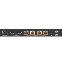 Répartiteur HDMI 1x4 18 Gbps, extension 60 m, 1x4 UTP Cat5e/Cat6, métal, émetteur-récepteur RJ45 4k